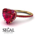 Heart Shape Ruby Ring - Noelle No. 55